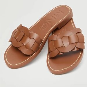 Mango Leather Sandals